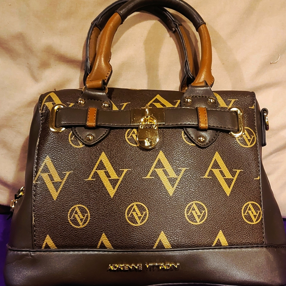 Adrienne Vittadinni Signature Dome Satchel